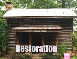 Historic Log Cabin Restoration  Lynch, Kentucky
